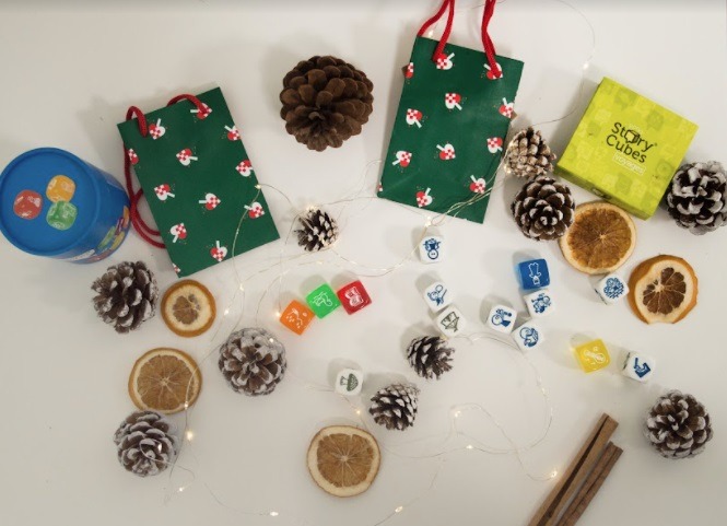 Story Cubes pod choinkę dla dzieci